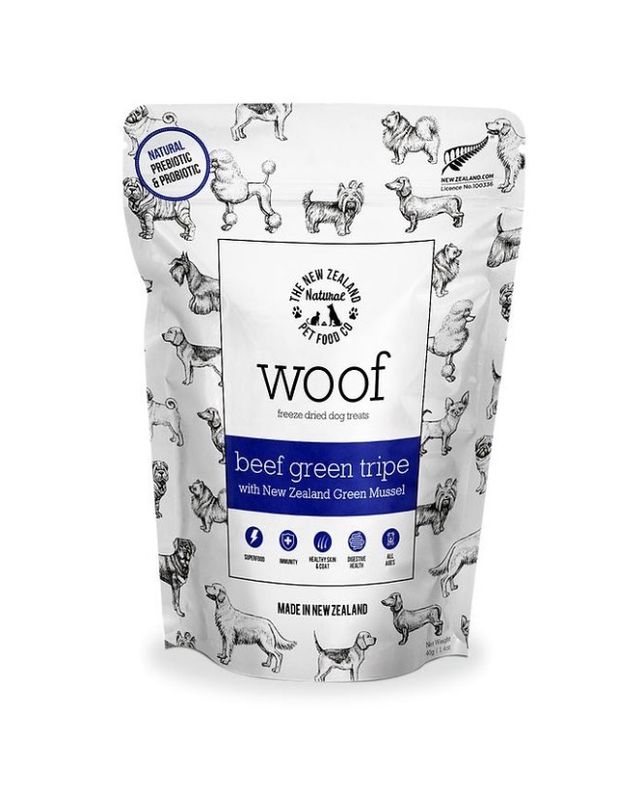 NEW ZEALAND DOG Beef Green Tripe Treat 1.4oz