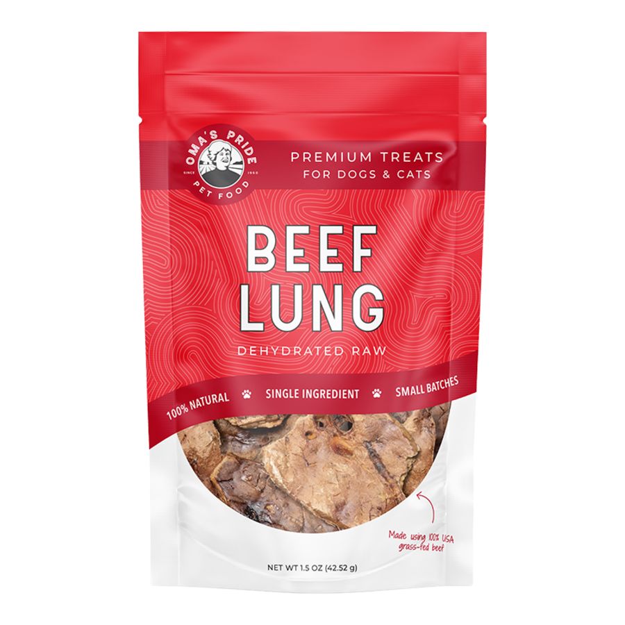 OMAS PRIDE DOG DEHYDRATED BEEF LUNG 1.5OZ
