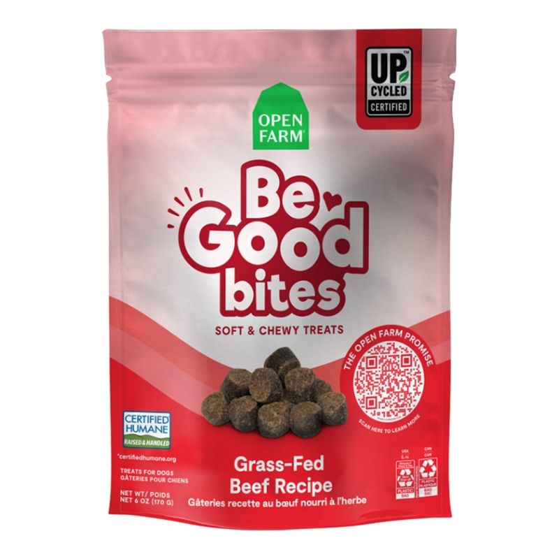 OPENFARM DOG Be Good Bites Grass-Fed Beef Recipe Treats 6oz