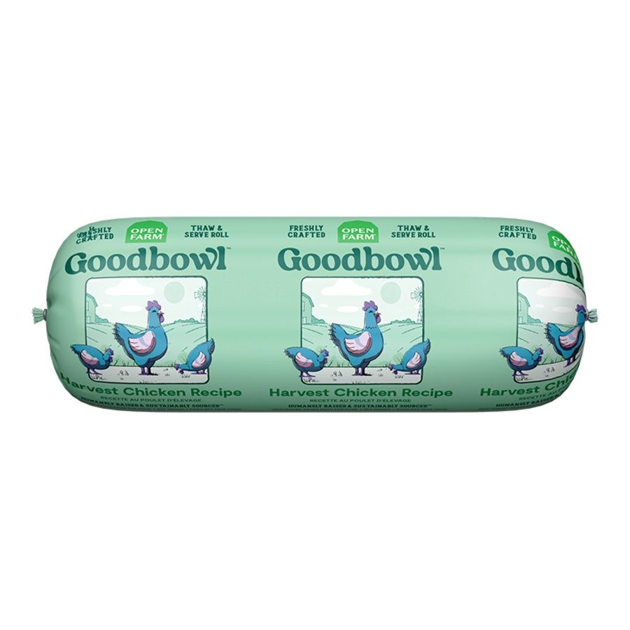 OPENFARM DOG FROZEN GOODBOWL ROLL CHICKEN 28OZ