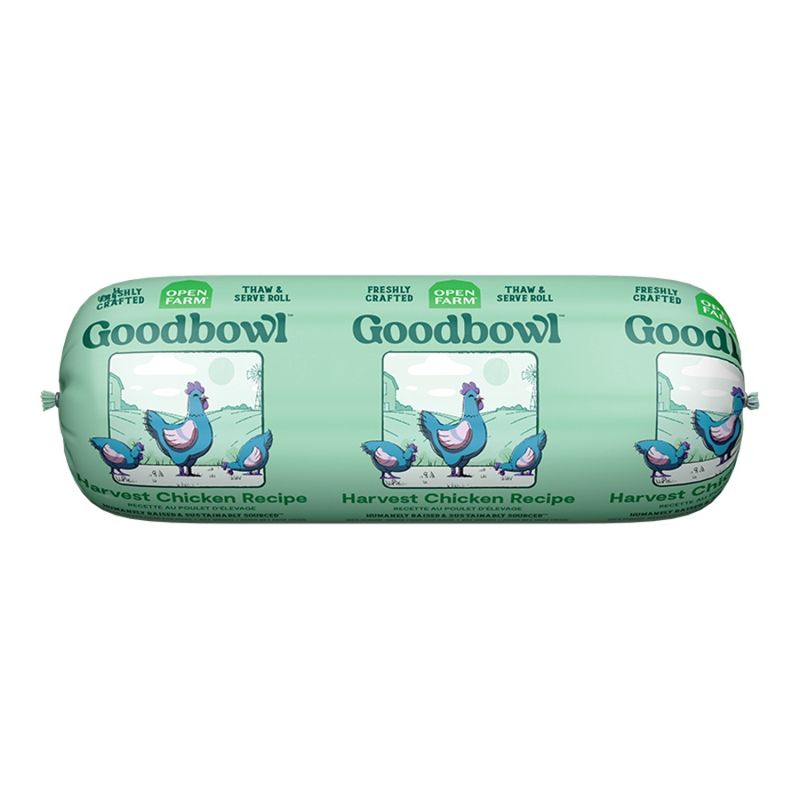 OPENFARM DOG FROZEN GOODBOWL ROLL CHICKEN 28OZ