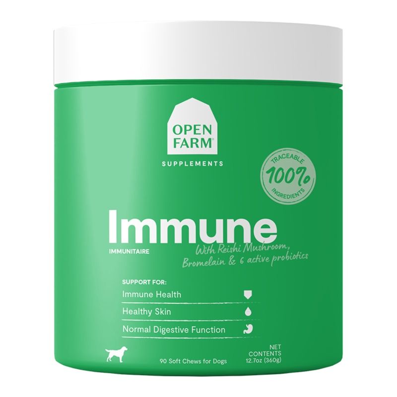 OPENFARM DOG SUPPLEMENT CHEWS IMMUNE 90 COUNT