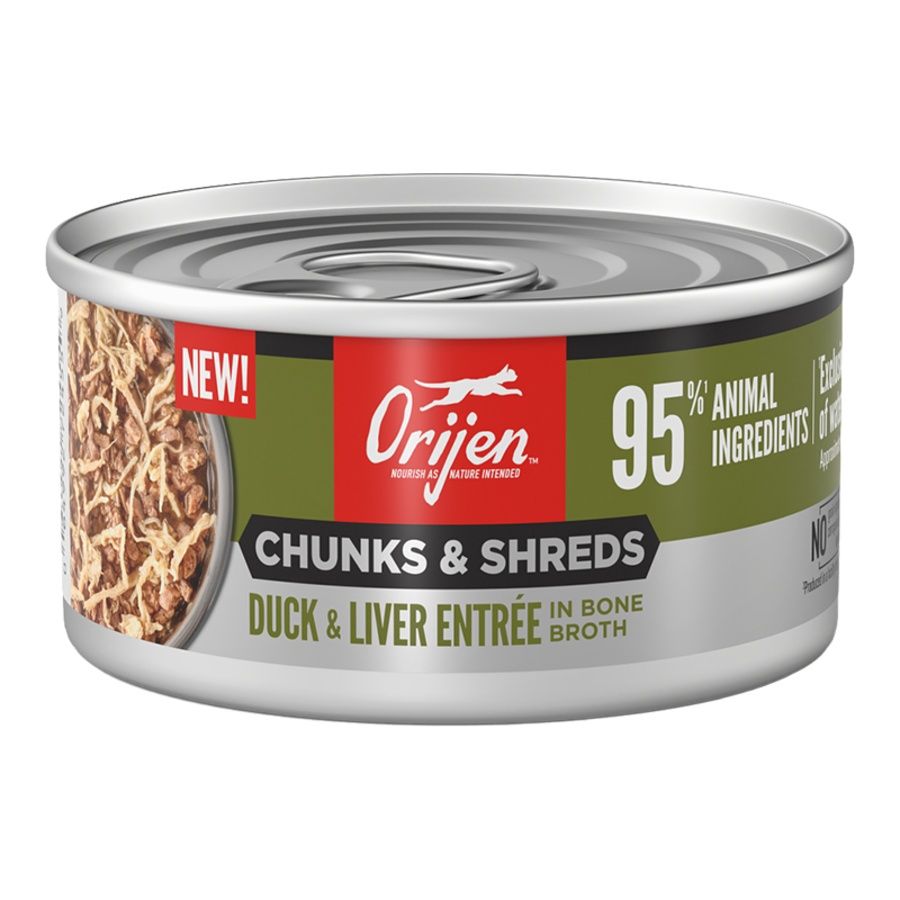 ORIJEN CAT Chunks Duck &amp; Liver Entree 3OZ