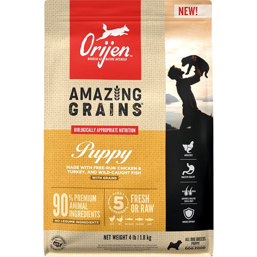 ORIJEN DOG AMAZING GRAINS PUPPY 4LB
