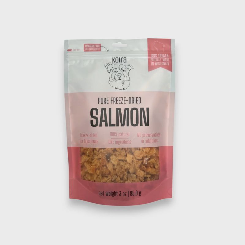 KOIRA DOG SALMON TREATS 3OZ