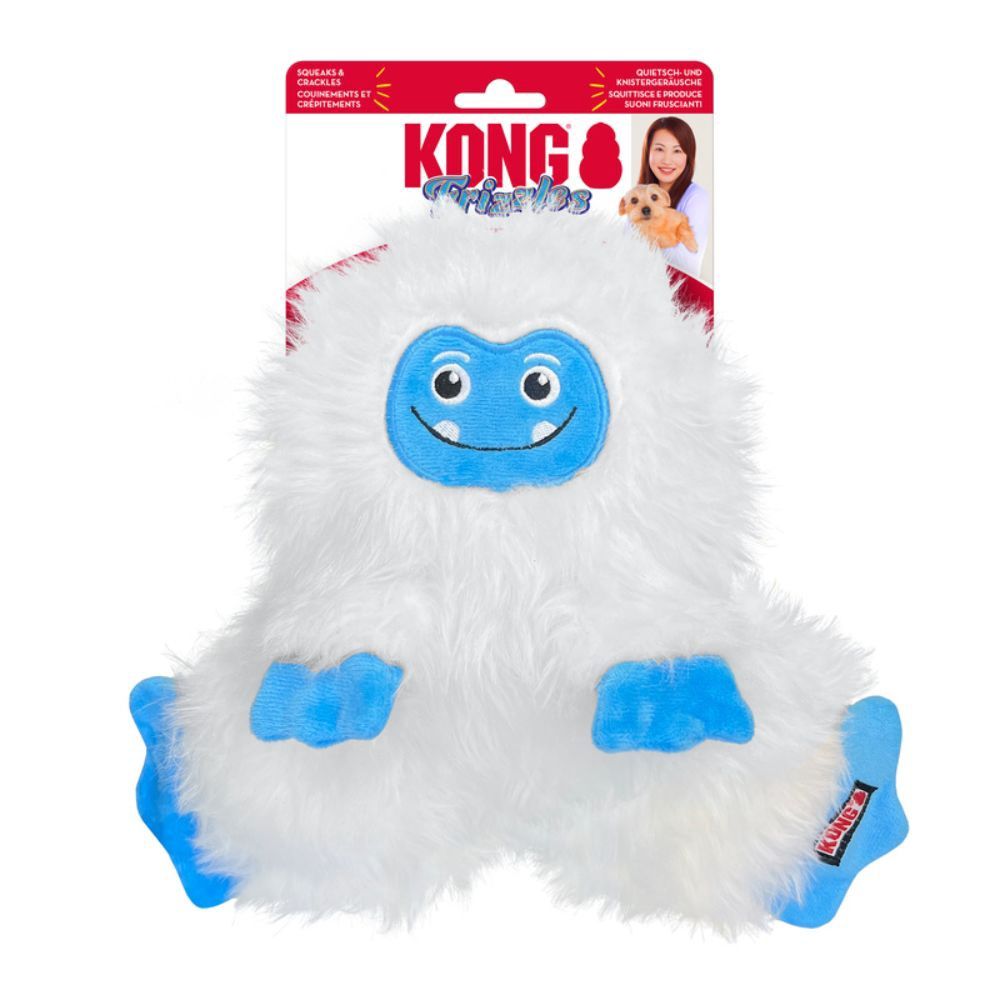 KONG DOG HOLIDAY FRIZZLES YETI MEDIUM/LARGE