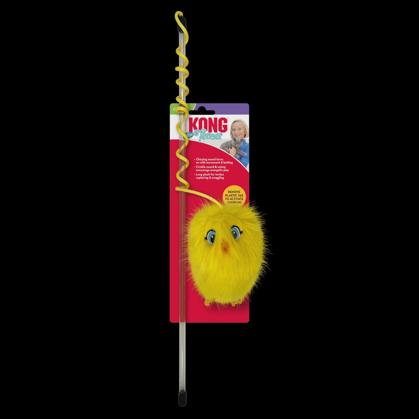 Kong Teaser Chirpz Chick Cat Toy