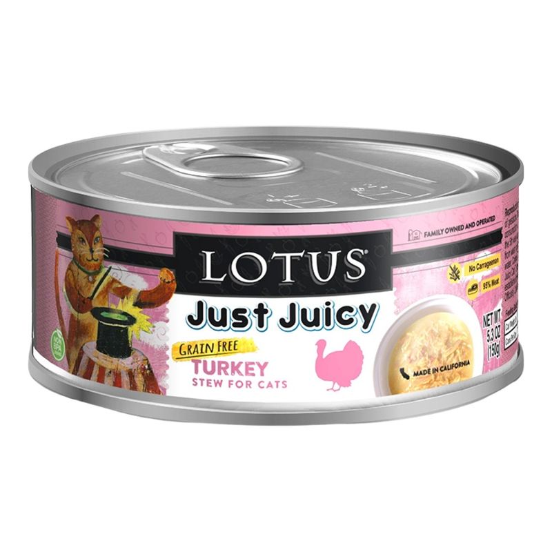LOTUS CAT JUST JUICY TURKEY STEW 5.3OZ