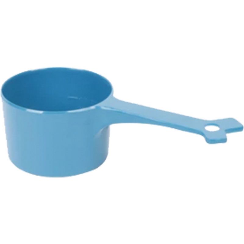 MESSY MUTTS DOG &amp; CAT FOOD SCOOP 1 CUP BLUE