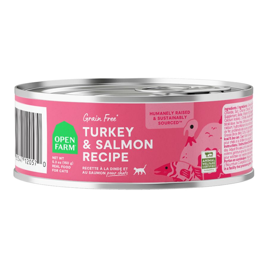 OPENFARM CAT HEARTY MORSELS GRAIN FREE TURKEY &amp; SALMON RECIPE 5.3OZ
