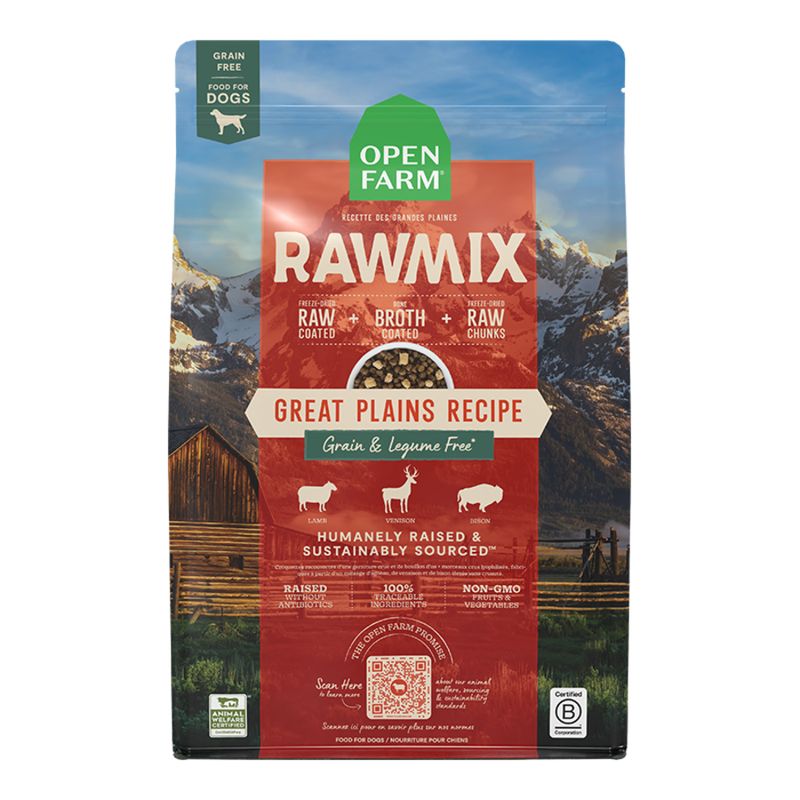 OPENFARM DOG RAWMIX GREAT PLAINS GRAIN FREE RECIPE 3.5LBS