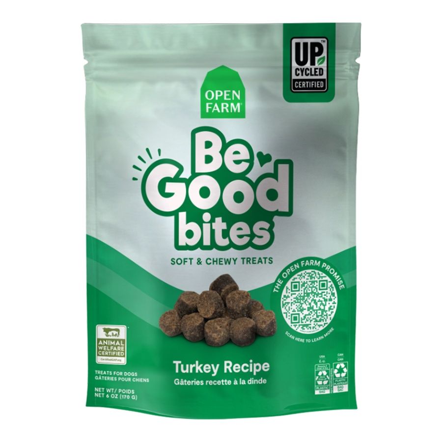 OPENFARM DOG Be Good Bites Turkey Recipe Treats 6oz