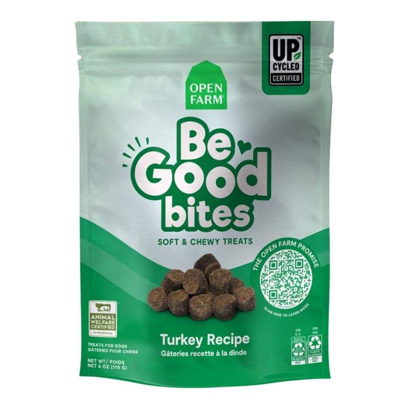 OPENFARM DOG Be Good Bites Turkey Recipe Treats 6oz