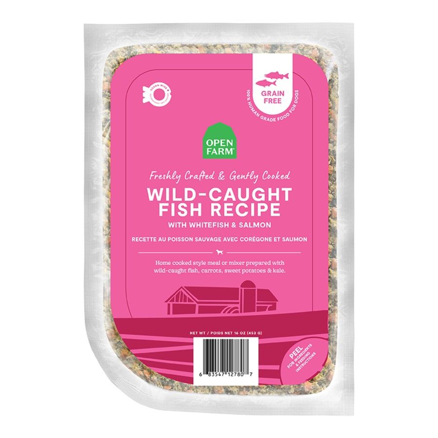 OPENFARM DOG FROZEN GRAIN FREE GENTLY COOKED FISH 16OZ