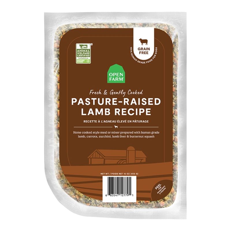 OPENFARM DOG FROZEN GRAIN FREE GENTLY COOKED LAMB 16OZ