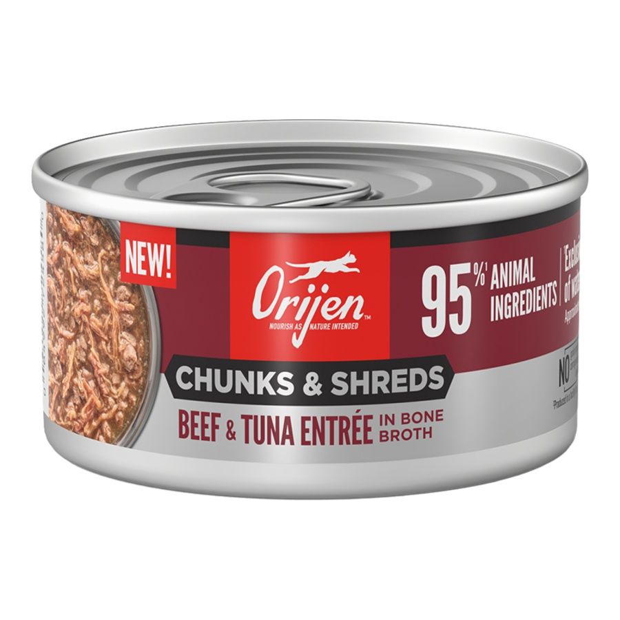 ORIJEN CAT Chunks Beef &amp; Tuna Entree 3OZ