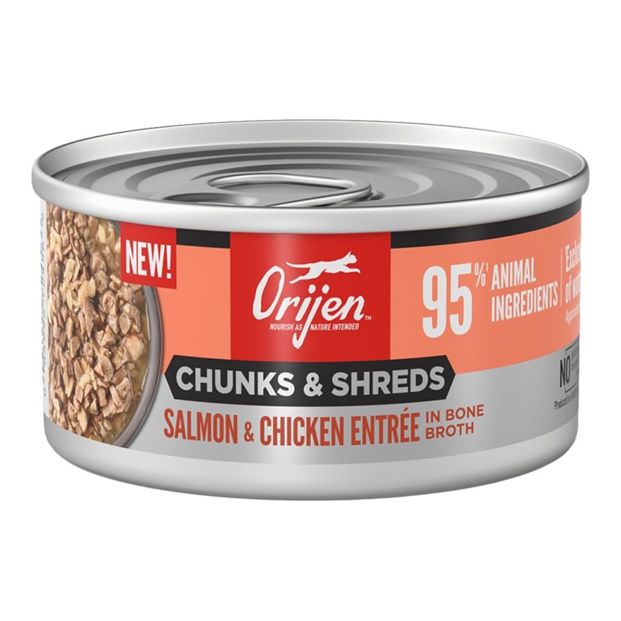 ORIJEN CAT Chunks Salmon &amp; Chicken Entree 3OZ