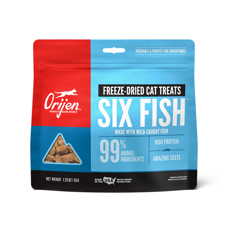 ORIJEN CAT Freeze-Dried Treat 6 Fish 1.25oz