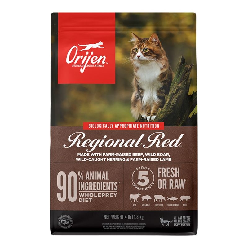 ORIJEN CAT REGIONAL RED 4#