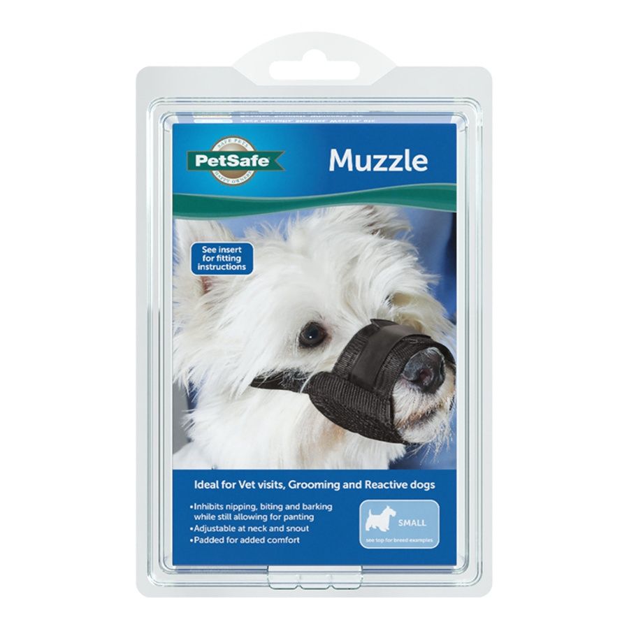 PETSAFE DOG MUZZLE BLACK SMALL