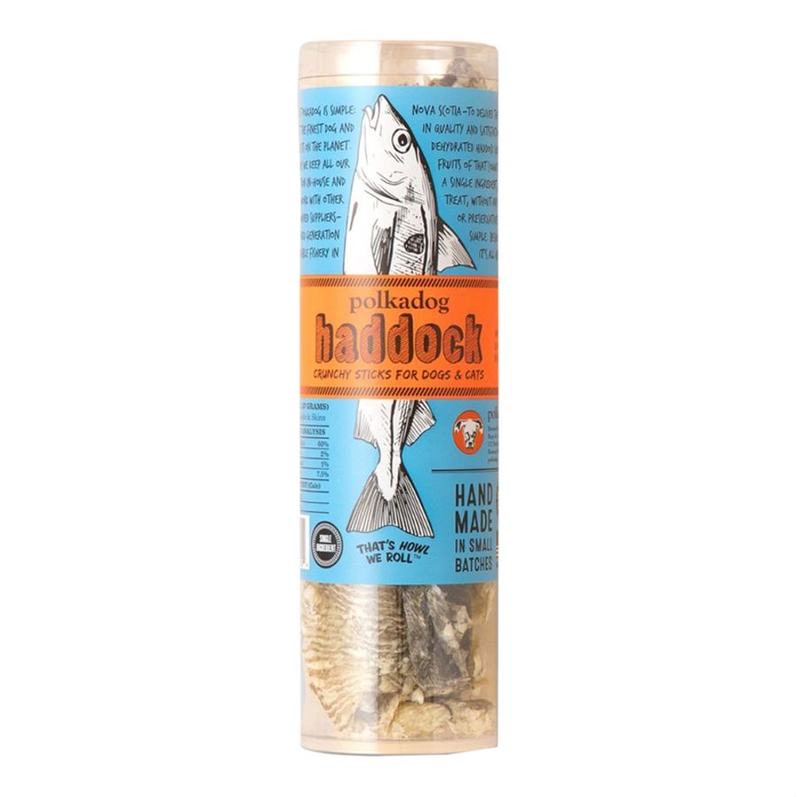 POLKA DOG BAKERY DOG HADDOCK SKIN JERKY 2OZ TUBE