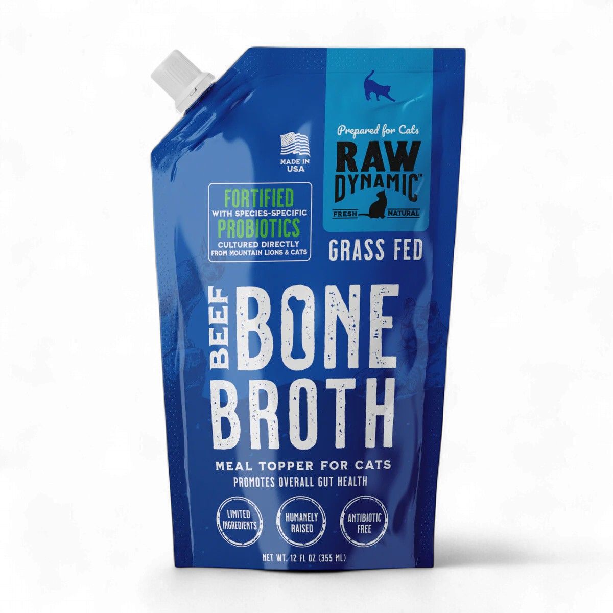 RAWDYNAMIC Bone Broth For Cat Beef