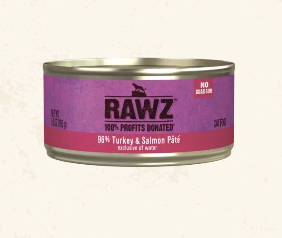 RAWZ CAT 96% Turkey &amp; Salmon Pate 5.5OZ