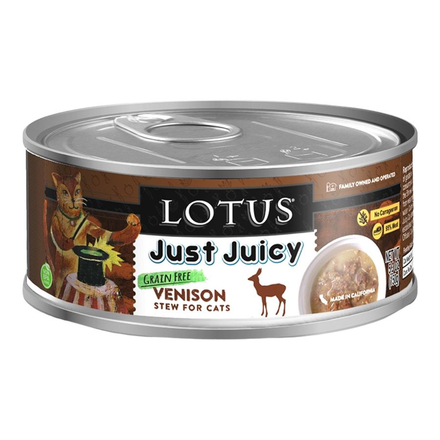 LOTUS CAT JUST JUICY VENISON STEW 5.3OZ