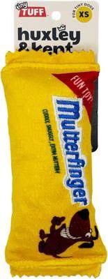 HUXLEY &amp; KENT Power Plush | Mutterfinger (small) | Halloween Candy Dog Toy With Squeaker | Funny Dog Gift | Fun, Durable