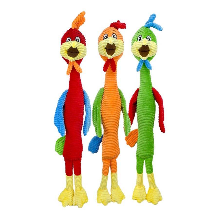 Multipet International Romeo the Rooster Dog Toy Assortment