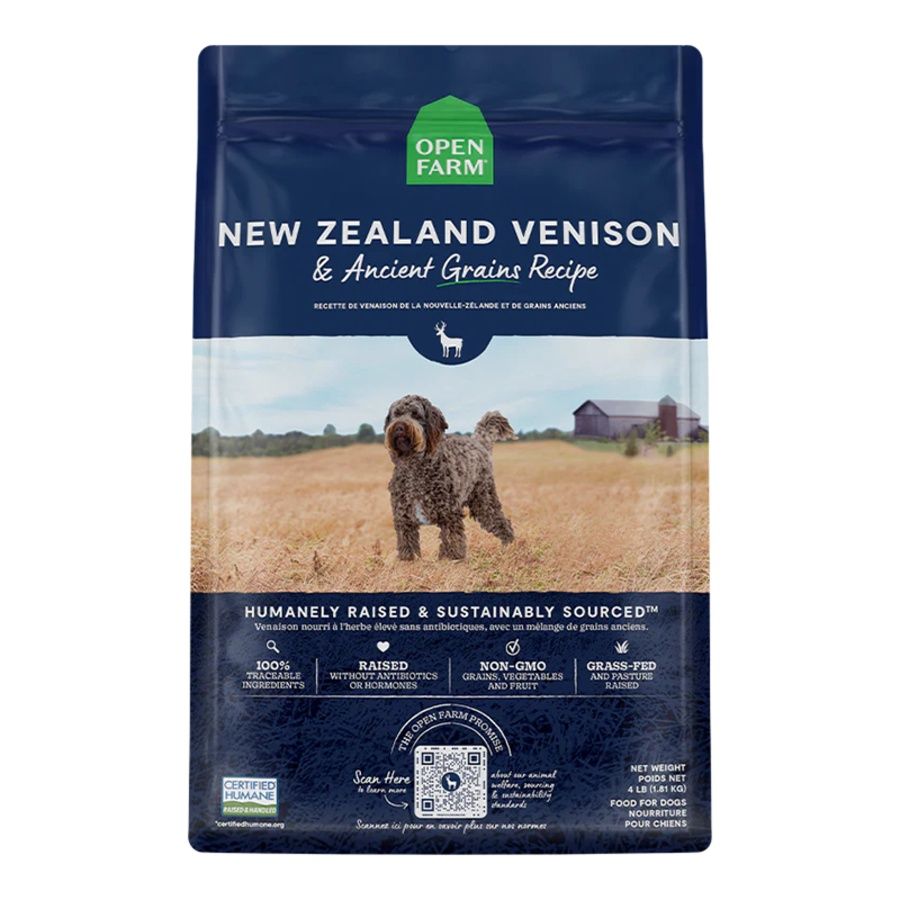 OPENFARM DOG Ancient Grains Venison 4lb