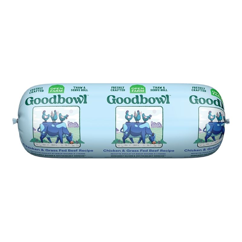 OPENFARM Dog Frozen Goodbowl Roll Chicken &amp; Beef 28oz