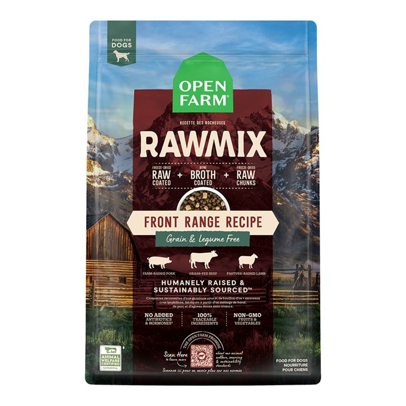 OPENFARM DOG GRAIN FREE RAWMIX FRONT RANGE 20LBS