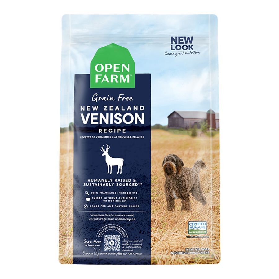 OPENFARM Dog Grain Free Venison, Size: 22 lb