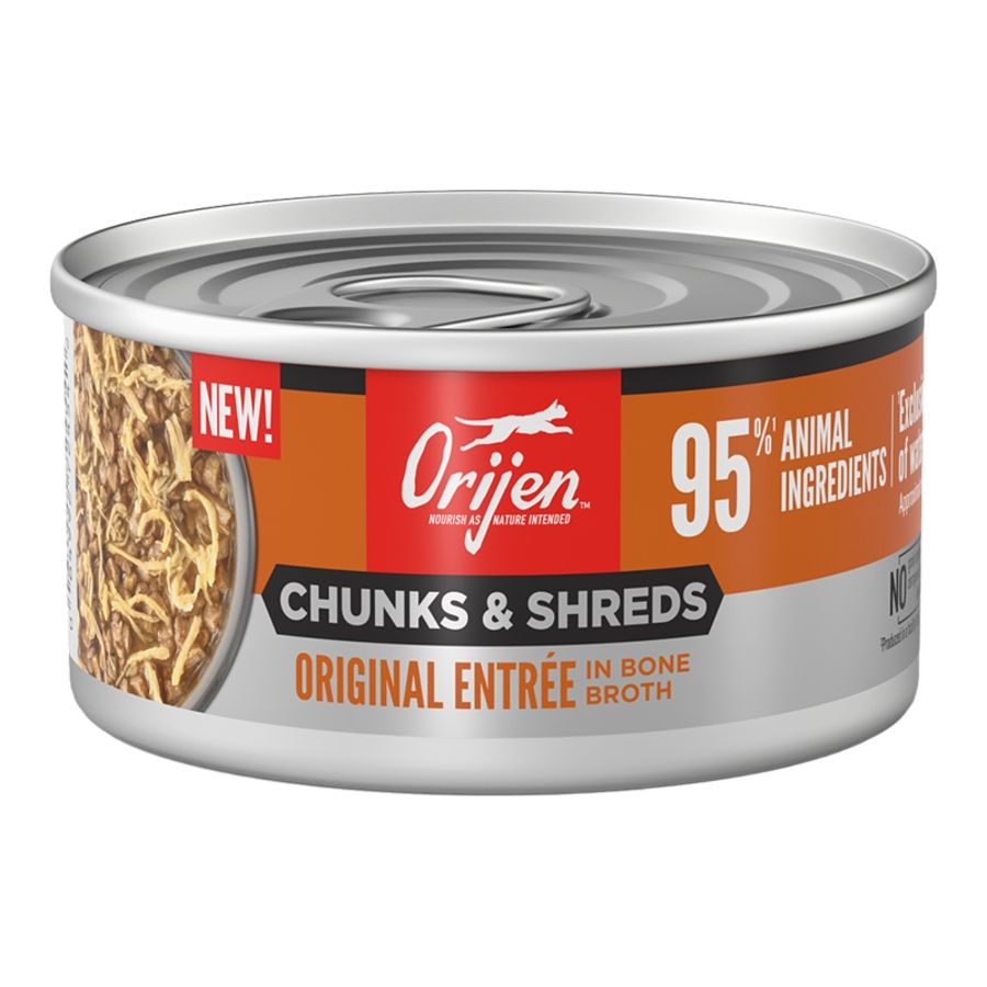 ORIJEN Cat Chunks &amp; Shreds Original Entree, Size: 3 oz