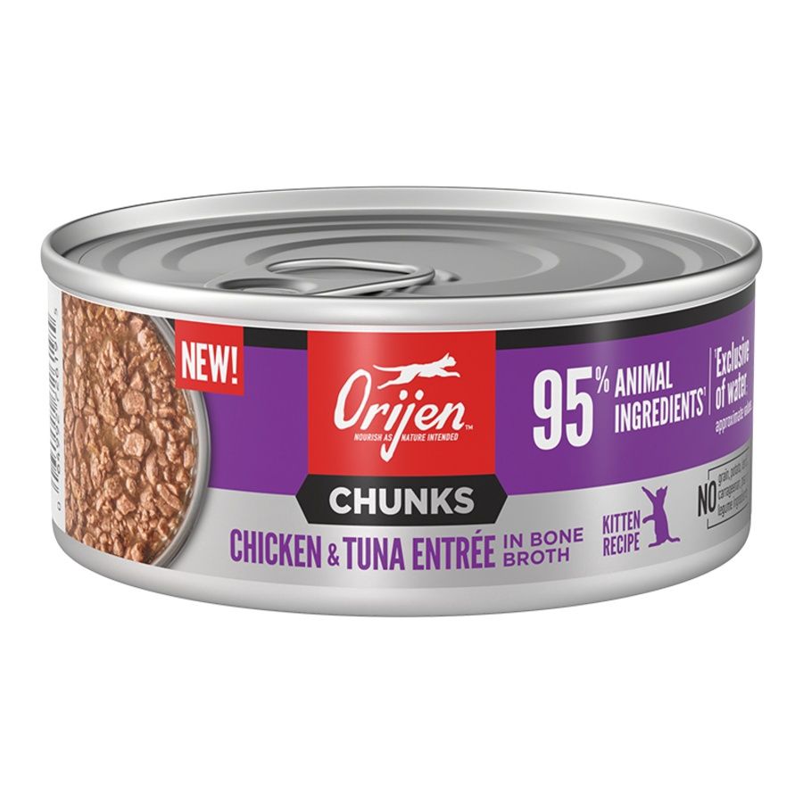 ORIJEN CAT Chunks Chicken &amp; Tuna Entree Kittens 5.5OZ