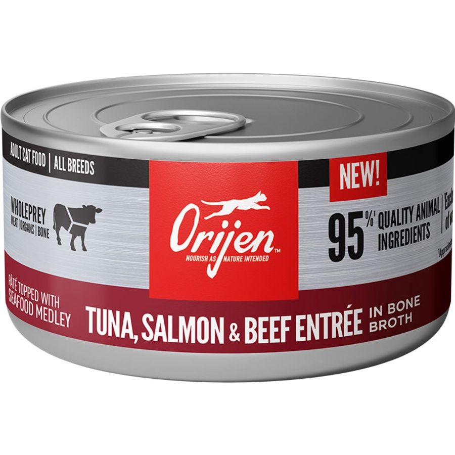 ORIJEN CAT Entree Tuna,Salmon &amp; Beef 3oz