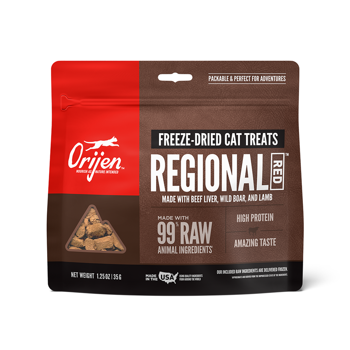ORIJEN Cat Freeze-dried Regional Red Treat 1.25oz