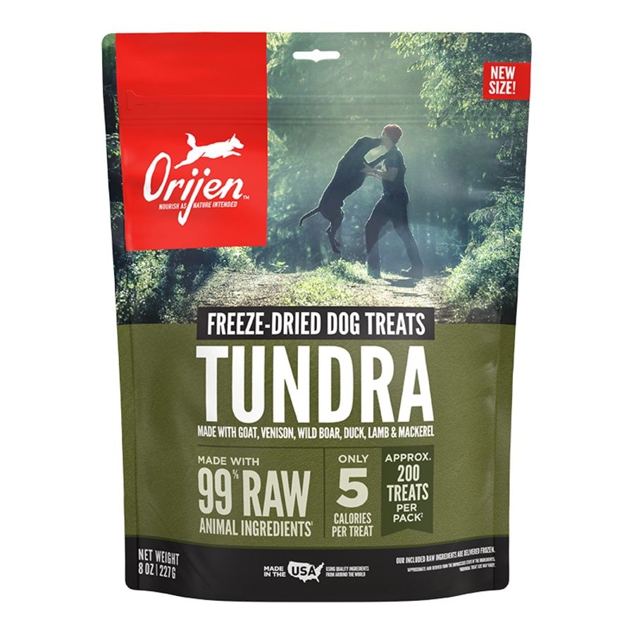 ORIJEN DOG Tundra Freeze-Dried Treats, 8 oz.