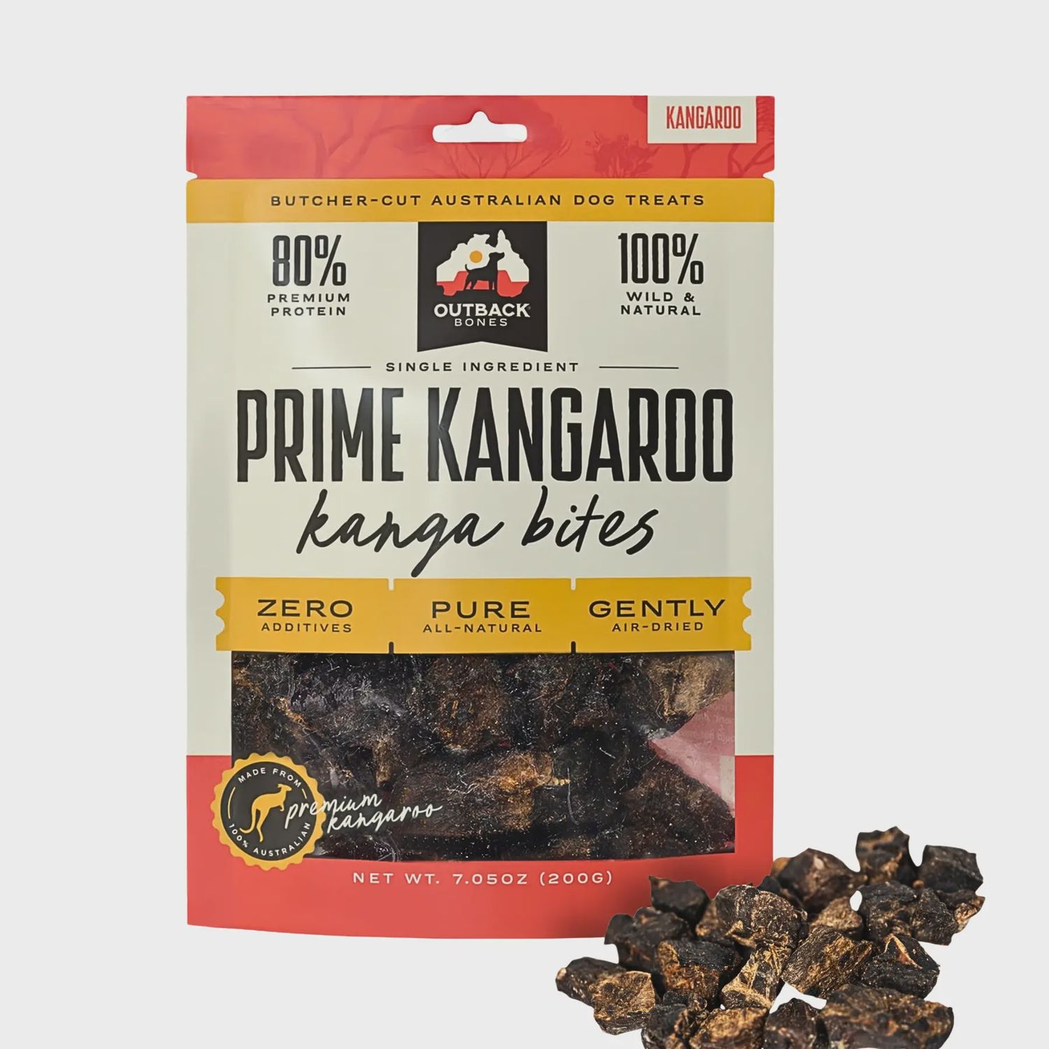 Outback Prime Kangaroo Kanga Bites Dog treats 7oz
