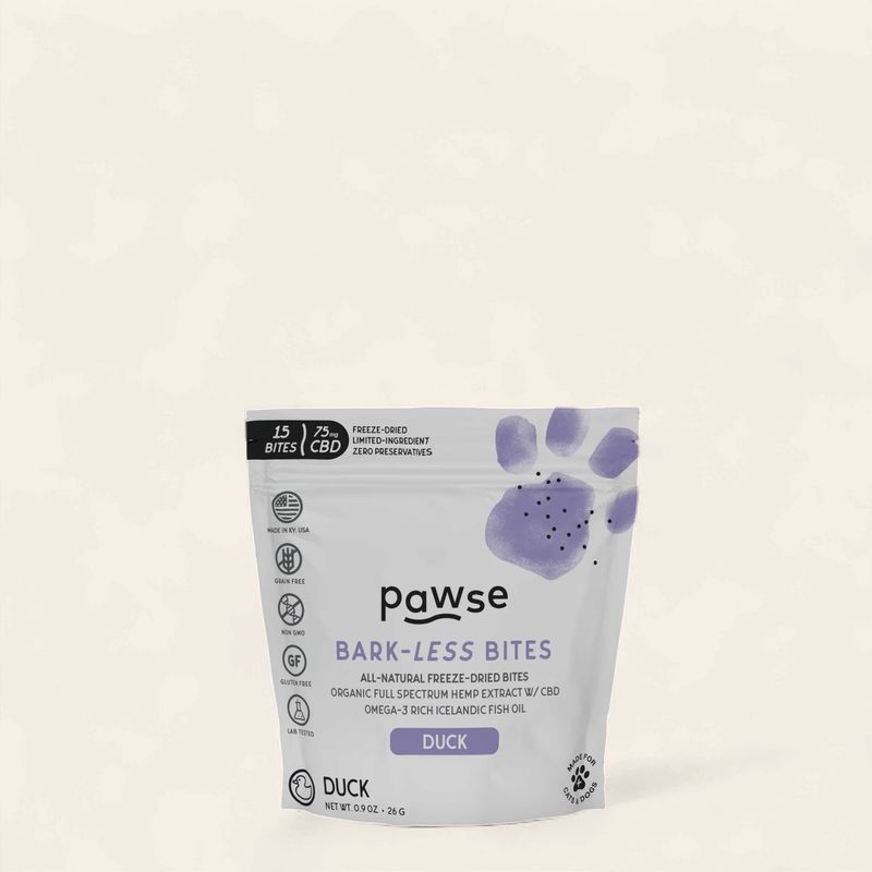 PAWSE Dog Bark Less Bites Duck 0.9oz
