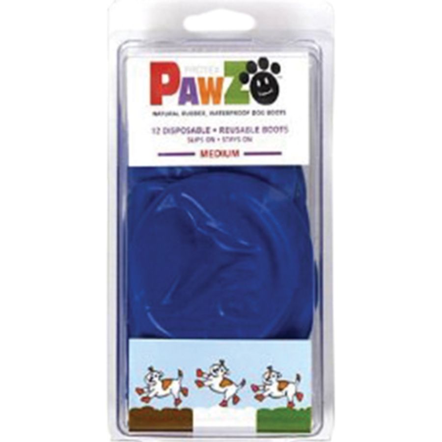 PAWZ Dog Boots Blue Medium
