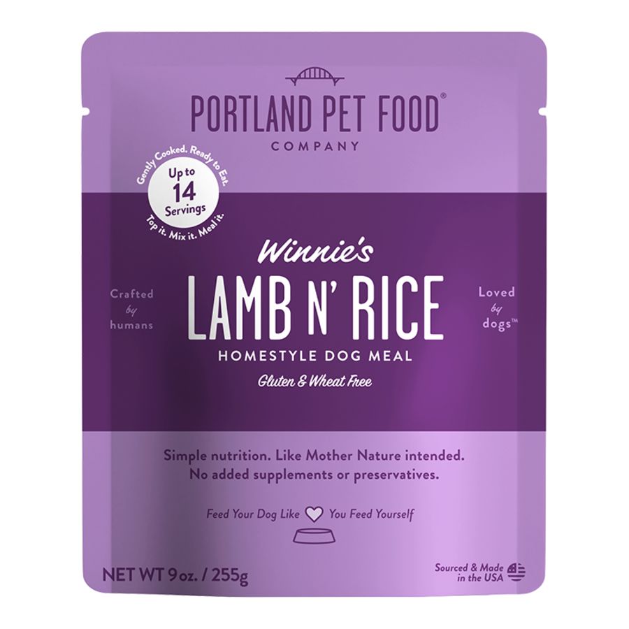 Portland Pet Food Company Winnie S Lamb N Rice Dog Food Topper 9oz