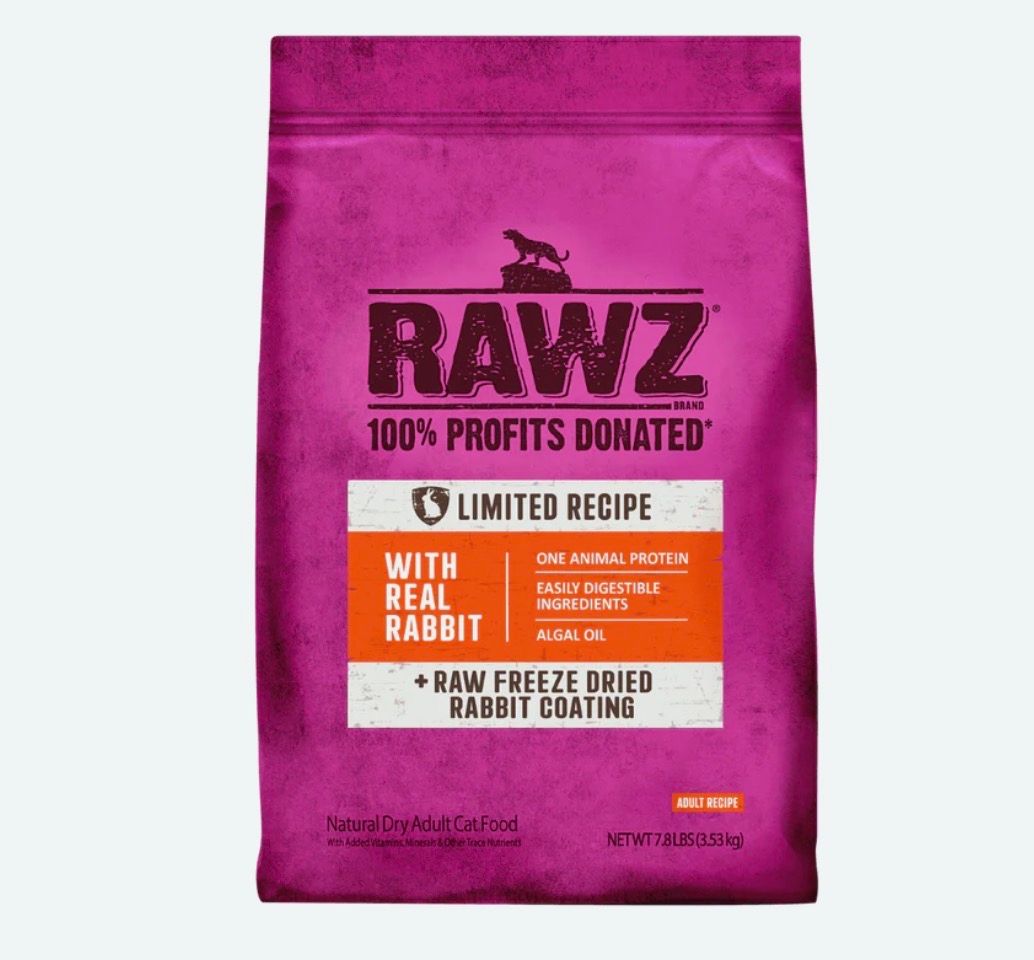 RAWZ Cat Lid Rabbit, Size: 3.5 lb