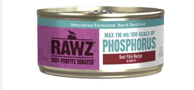 RAWZ Cat Phosphorus Beef Pate 5oz