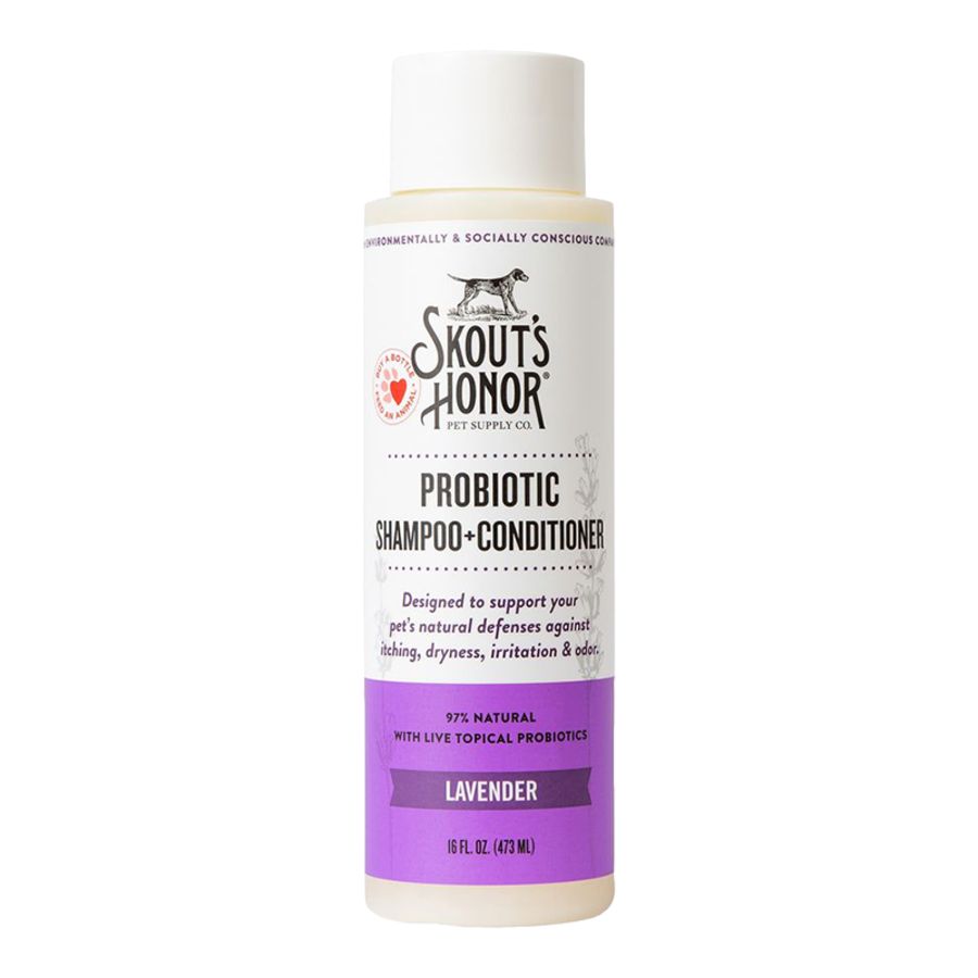 SKOUT'S HONOR Dog Probiotic Shampoo Conditioner Lavender 16oz