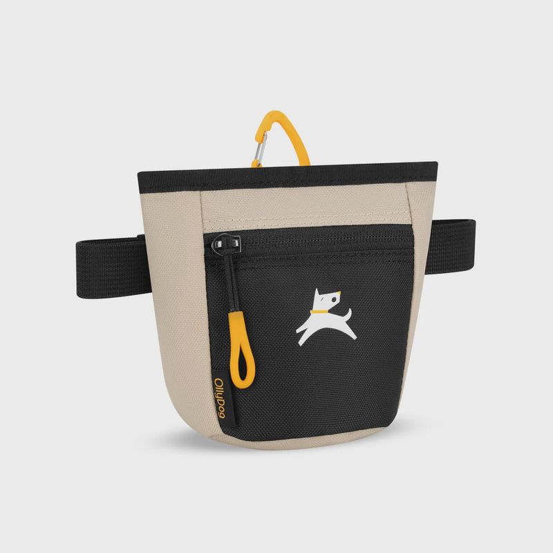 OLLY DOG Goodie Treat Bag - Dog Treat Pouch Con Leche