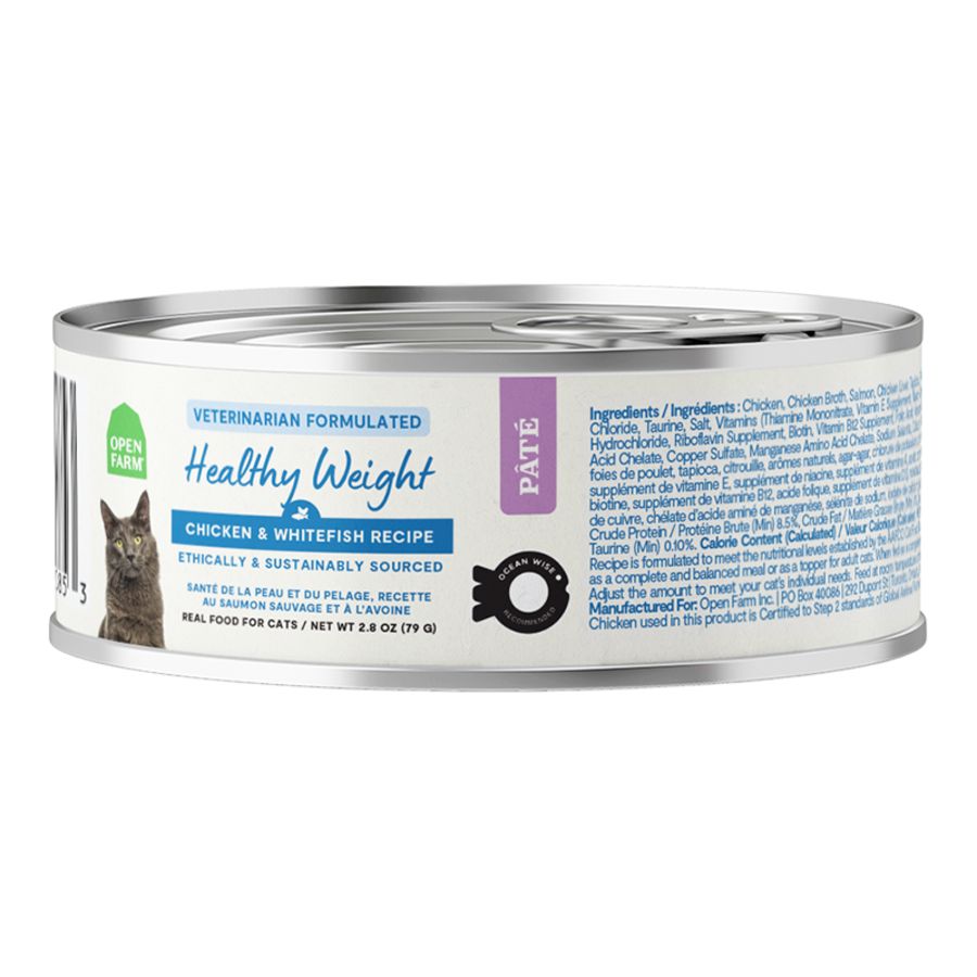 OPENFARM Cat Healthy Weight Grain Free Chicken &amp; Whitefish Recipe, Size: 2.8 oz