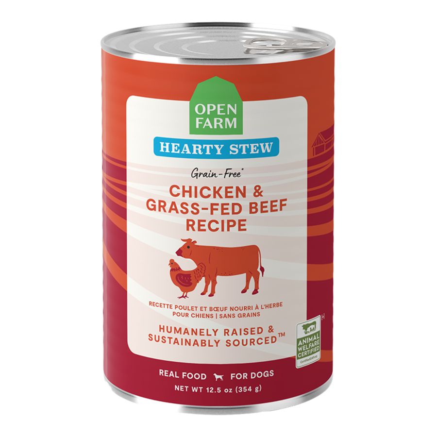 OPENFARM DOG HEARTY STEW GRAIN FREE CHICKEN &amp; GRASS FED BEEF RECIPE 12.5OZ-1