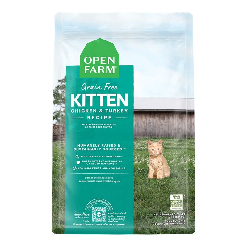 OPENFARM CAT GRAIN FREE KITTEN 4LB
